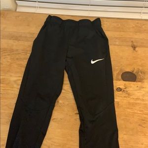 Black dri-fit sweats